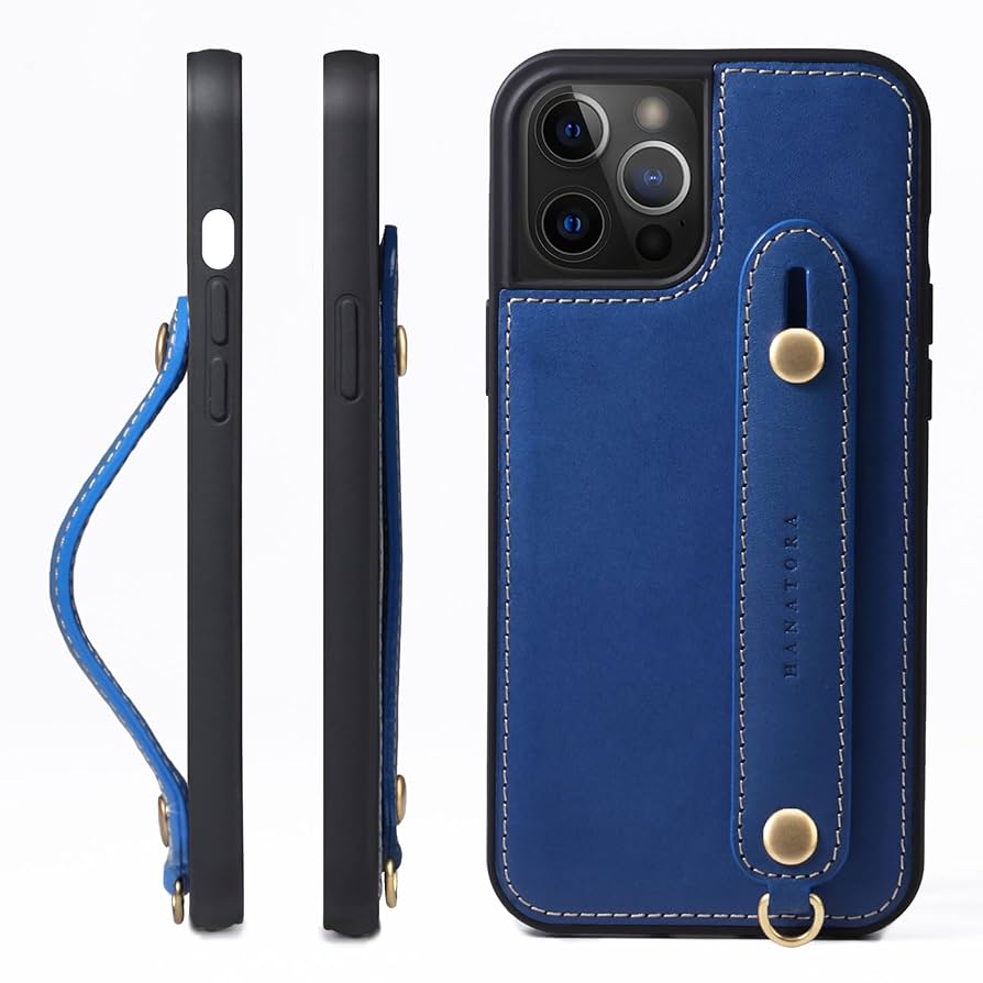 Amazon.co.jp: HANATORA iPhone14ProMax ケース 本革 耐衝撃